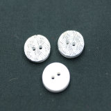 2 Holes New Design Polyester Button (S-046)