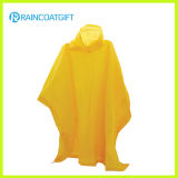 Adult Yellow PVC Rain Poncho
