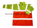 Polyester Oxford PVC/PU Non-Breathable/PU Breathable Coat Reflective Clothes Worksuit Raincoat