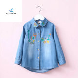 Fashion Popular Embroidered Denim Shirt for Girls by Fly Jeans