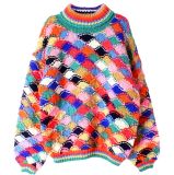 Hand Knit Sweater, Hand Knitted Cardigan, Fashion Knitwear