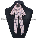 Fashion Women Festival Gift Cloth Bowknot Diamante Brooch Cute Bow Tie Corsage Ornament (ET02)