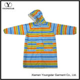 Ys-6206 Toddler Girl Colorful Hooded Long Raincoat Women's Rain Slicker