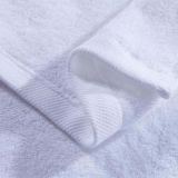 Cotton Jacquard Towel with Satin Tartan Towel Hotel Towel (DPF105)
