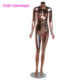 Rose Gold Glossy Surface Mannequin Without Head