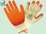 21 Gauge Yarn Cotton Latex Palm Coated Safety Work Glove (L009)