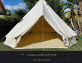 Playdo 100% Cotton Canvas 5m Bell Tent - Zipped in Ground Sheet Camping Tent