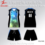 Healong Top Sale Sportswear Custom Sublimation Volleyball Jersey