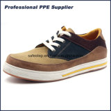Suede Leather Anti-Slip Composite Toe Safety Work Shoe