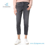 Fashion Straight-Leg Skinny High Waist Ninth Women Denim Jeans by Fly Jeans