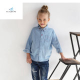 New Style Girls' Long Sleeve Denim Shirt with Embroidery by Fly Jeans