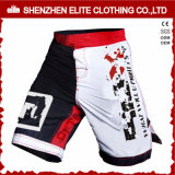 Wholesale Black White Men's Custom Sublimated MMA Fight Shorts (ELTMMJ-140)