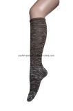 Slub Cotton/Polyester 144n Single Cylinder Knee High Ladies' Sock