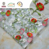 High Quality Vivid Flower Net Lace Fabric for Europe&Africa Wedding Dress 2017 C10007