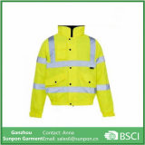 Yellow Highway Security Men Safety Reflective Jacket