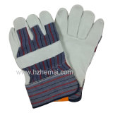 Top Grain Leather Gloves Rigger Cowhide Gloves Safety Work Glove