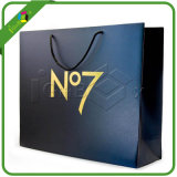 Promotional Navy Blue Paper Gift Packaging Bags