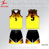 Healong Fashion Design Sportswear Gear Any Sizes Sublimation Men's Basketball Uniforms
