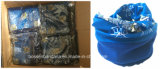 Factory OEM Produce Customized Logo Printed Blue Polar Winter Fleece Neck Tube Scarf