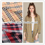 32s Yarn Dyed Plaid Cotton Fabric for Shirt