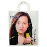 Soft Loop Handle Frosted Plastic Bag with Handle for Garment and Promotion