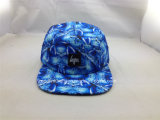 Customzie New Style Blue Ocean Coral Image 5 Panel Hats