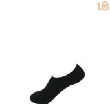 Men's Fashion Solid Black Invisible Socks