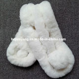 Winter Warm Rex Rabbit Fur Scarf Real Rex Rabbit Fur Scarves Dyed Lady Muffler