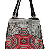 Fashion Women Fabric Handbag with Embroidery