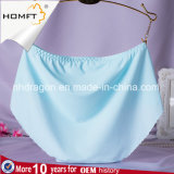 High Quality One-Piece Seamless Viscose Decorative Border Young Girls Triangle Panties Ladies Lingerie Panty