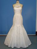 2017 Evening Prom Ruffle Bridal Wedding Gowns (MN004)