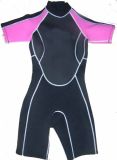 Women Short Sleeve Neoprene Wetsuit Diving Suit