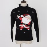 Christmas Gift of Ladeis' Sweater in Electrical Embroidery and Bead Embroidery and Acrylic Quality Soft Handfeel