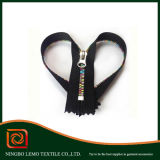 Long Chain Metal Zipper with Colorful Normal Teeth