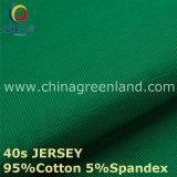 40s Cotton Spandex Knitted Jersey Fabric for Garment Shirt (GLLML219)