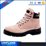 Women Pink Upper Safety Shoes in Office Ufb032