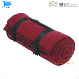 100%Polyester Fleece Blanket with Strap