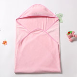 Super Quality, Baby Hooded Bath Towel Made of 70%Bamboo 30%Cotton Velour