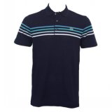 Fashion Mens Custom Stripe Polo Shirts with Embroidery (PS208W)