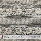 Fashion Embroidery Cotton Lace Fabric for Garment Accessories (M3483-G)