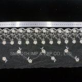 Fashion Garment Accessory Net Yarn Embroidery Lace Fabric Decoration Textile