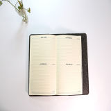 Thread Sewing New Design Notebook with PU Leather