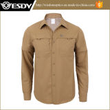 Esdy Men's Outdoor Breathable Quick-Drying Long- Sleeved Shirt