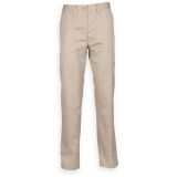 Ladies Flat Fronted Slim Fit Chino Work Trousers