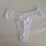 White Plain Women Panty Lace Thongs