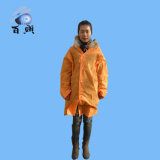 Transparent Hooded EVA Longcoat with High Quality