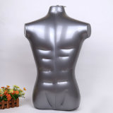 Male Half-Body Without Head and Arm Fashion Model Inflatable Air Strang Mannequin for Fashion Shop