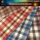 Stock Fabric! Cheapest Check Fabric, Polyester Yarn Dyed Woven Fabric for Jacket (X001-4)