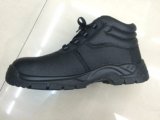 Men Leather Slip-Resistant Work Boots Military Safety Shoes