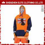 Wholesale Organic Stylish Orange Black Men Customize Hoodie Sweatshirts (ELTHSJ-982)